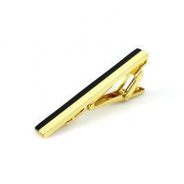 Buy Black Bar Gold Tie Bar | TieSecret.com