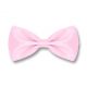 Pig Pink Polyester Solid Skinny Bow Tie
