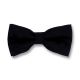 Black Polyester Checkered Butterfly Bow Tie
