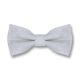 White Polyester Paisley Butterfly Bow Tie