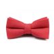 Valentine Red Cotton Solid Butterfly Bow Tie
