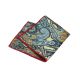 Bullet Shell, Butterfly Blue, BurlyWood, Love Red and Black Polyester Paisley Pocket Square