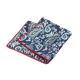 Love Red, Platinum, Blue Angel and Lapis Blue Polyester Paisley Pocket Square