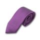 5cm Iris Purple Polyester Striped Skinny Tie