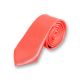 5cm Bean Red Polyester Solid Skinny Tie