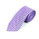 6cm Thistle and Jasmine Purple Cotton Novelty Skinny Tie