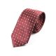 6cm Burgundy, Pink Bow, Night and White Polyester Novelty Skinny Tie