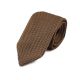 7cm Mahogany Knit Striped Skinny Tie