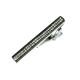 Silver Bejeweled Mirrored Tie Bar