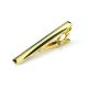 Gray Dolphin Striped Gold Tie Bar
