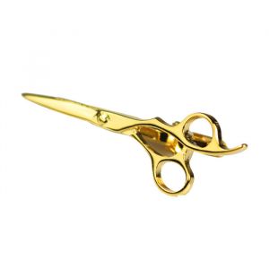 Gold Scissors Tie Bar