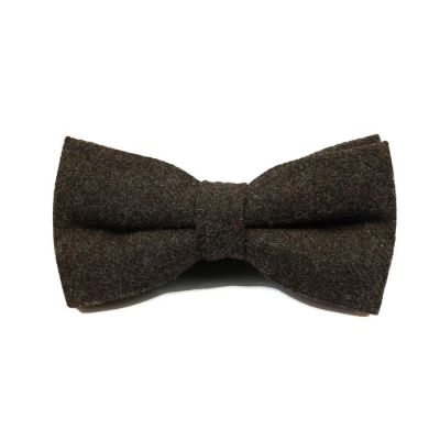 Midnight Cotton Solid Butterfly Bow Tie