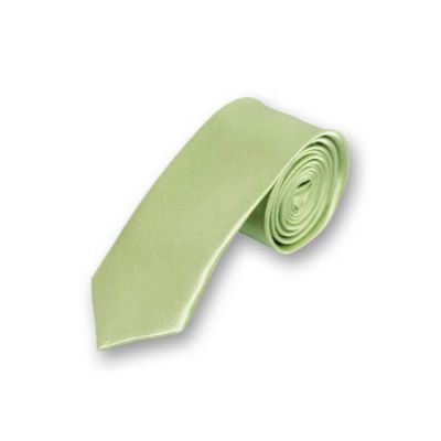5cm Green Peas Polyester Solid Skinny Tie